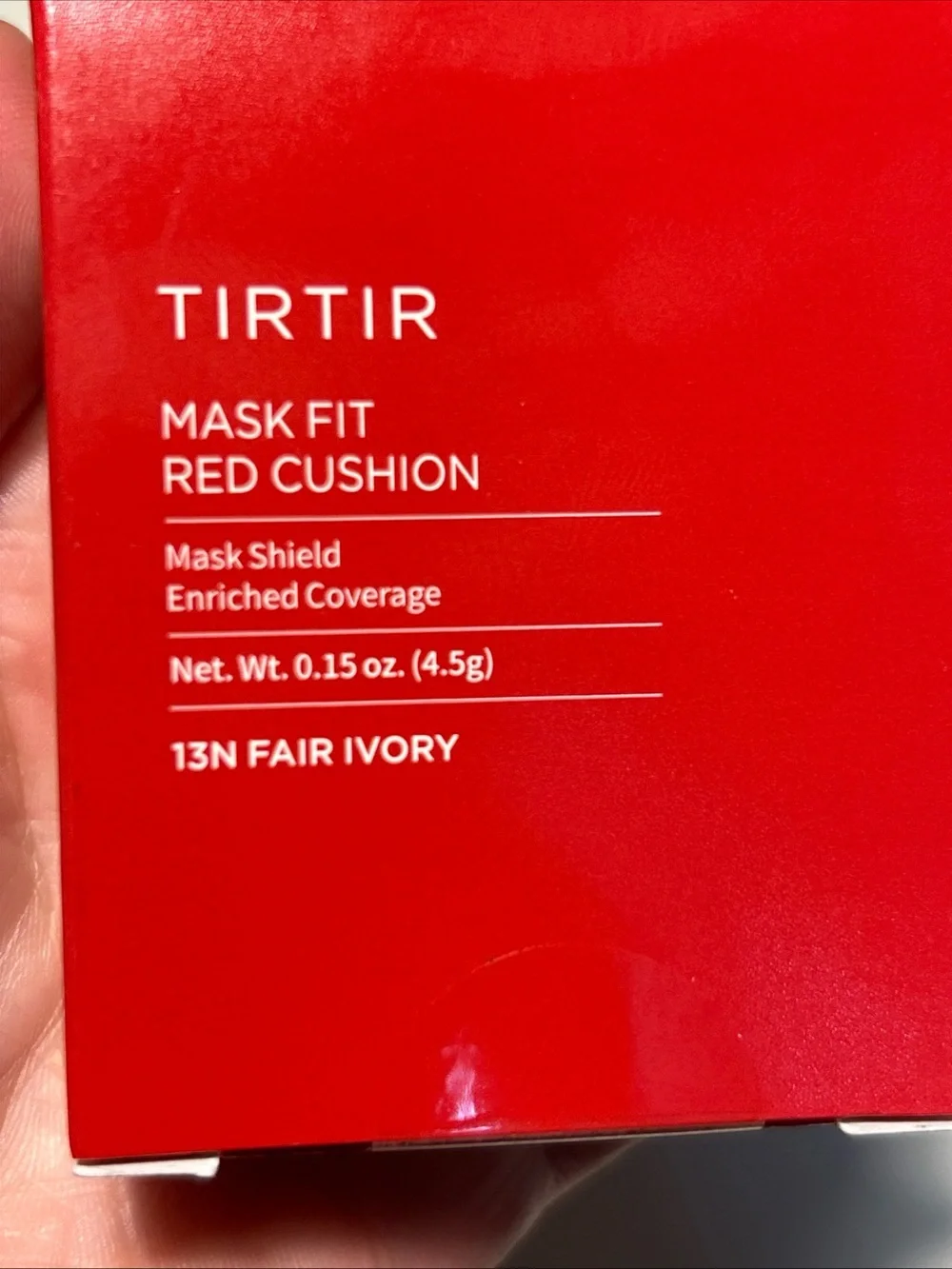 2 TIRTIR Mini Mask Fit Red Cushion Foundation 13N Fair Ivory 4.5g 0.15oz